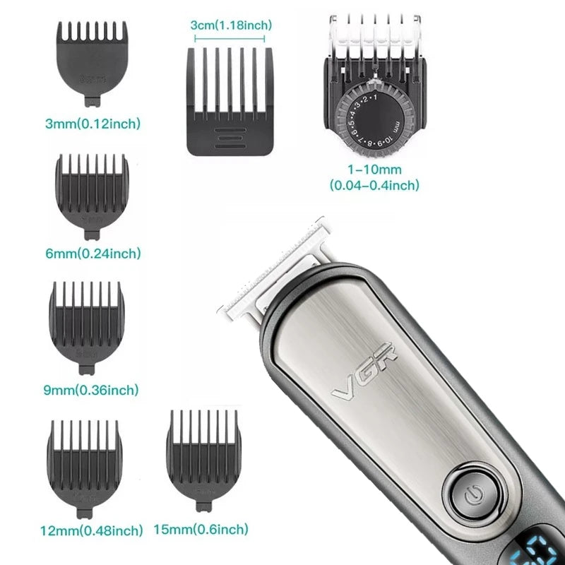 VGR All-In-One Trimmer : Fast, Precise, Versatile & Head to Toe Hair Remover for Ultimate Grooming - Ideal Gift for Men