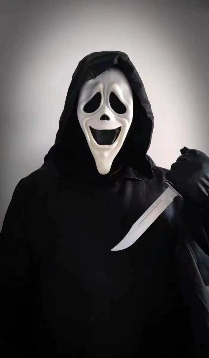 Halloween Horror Mask – Skull Death Scream Ghost Killer Dawn Machine Costume Mask for Spooky Party & Trick or Treat