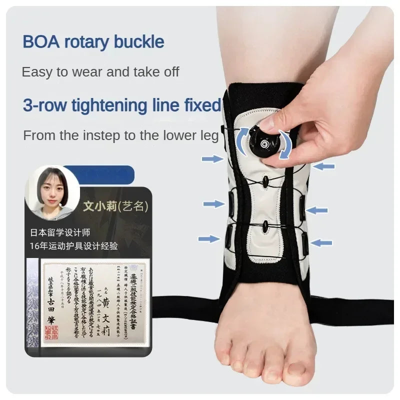 Adjustable Ankle Support Brace – Sports Safety Bandage for Sprain, Ligament Strain & Injury Recovery - Ideal Gift for Loved Ones