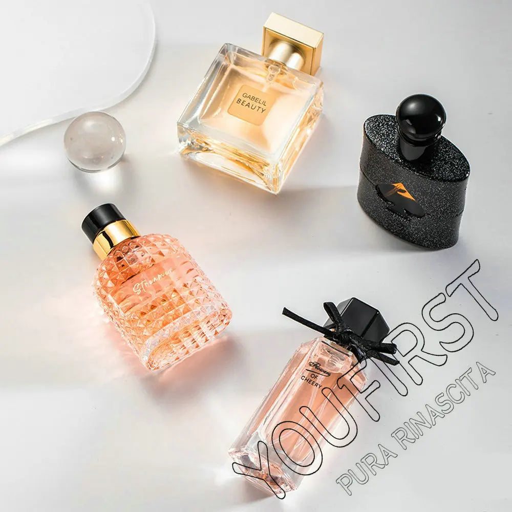 Floral Scent Perfume Gift Box for Women – 4PCS Set Pheromone Parfum Pour Femme 105ml Long-Lasting Spray Colognes