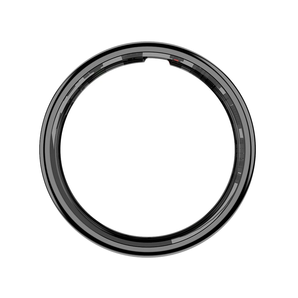 Touchscreen Smart Ring with Display – Heart Rate & Blood Oxygen Monitor, 5ATM Waterproof, Android & iOS Compatible - Gift for All