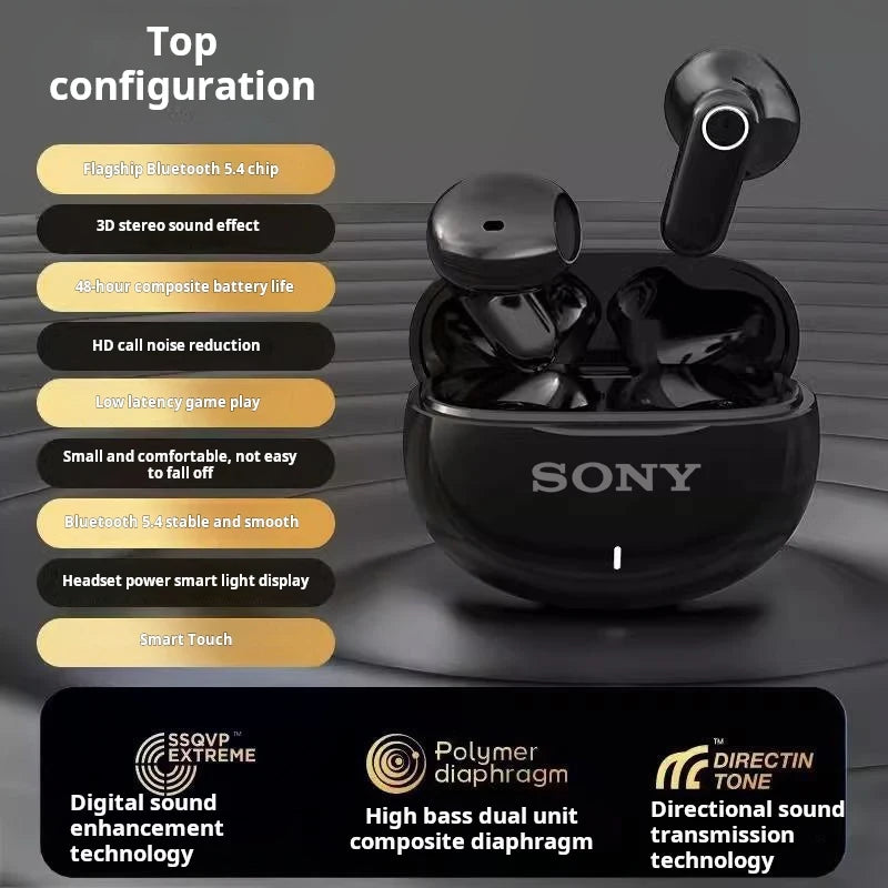 Original Sony M21 HiFi Bluetooth Earphones – Sports Headphones with Mic, Stereo Sound, Wireless Design, Built-in Microphone for Gaming & Music - Perfect Gift for All
