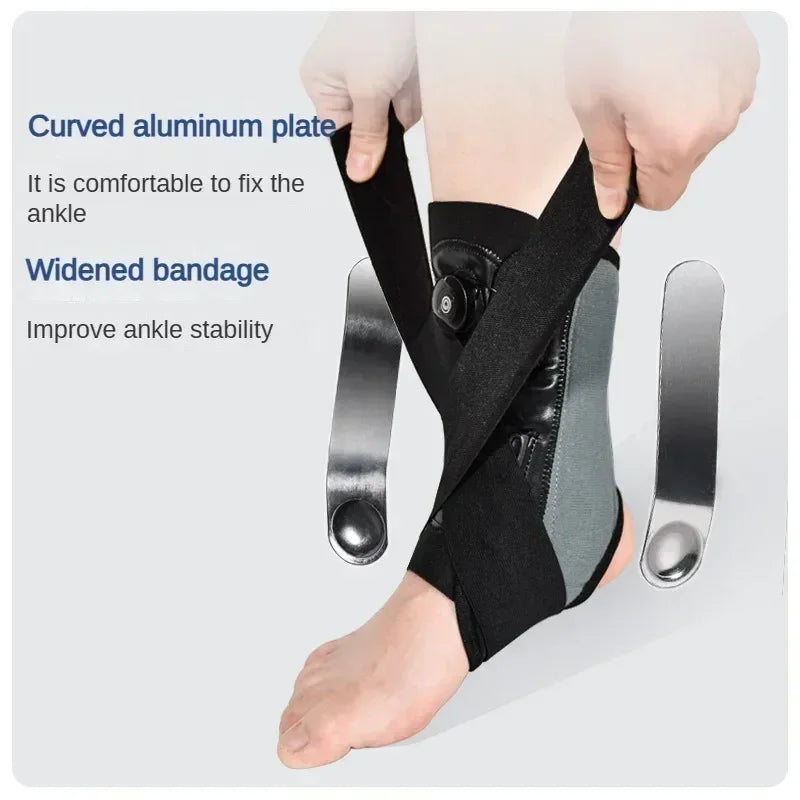 Adjustable Ankle Support Brace – Sports Safety Bandage for Sprain, Ligament Strain & Injury Recovery - Ideal Gift for Loved Ones