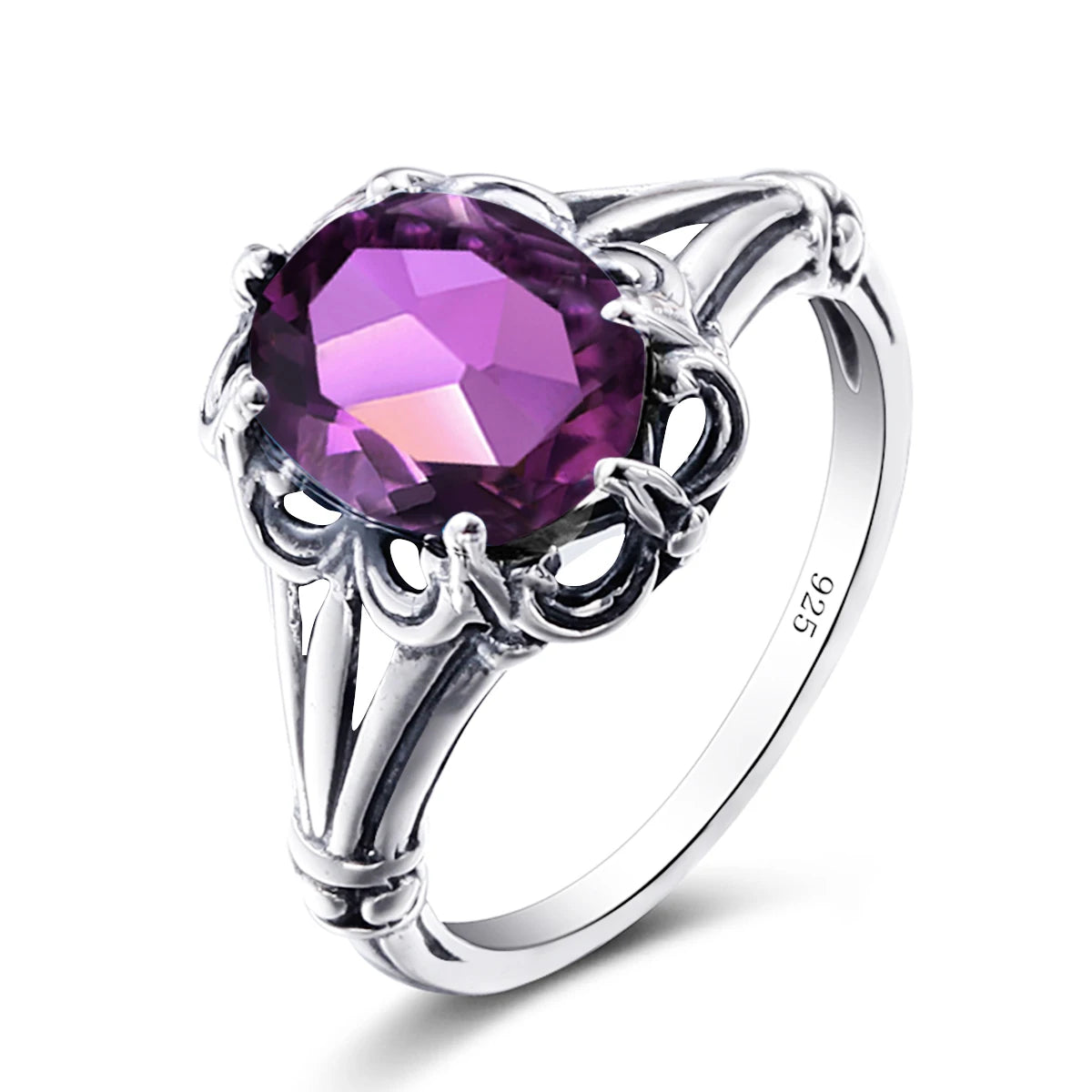 Handmade Mystic Topaz Gemstones Gold Ring – High Quality, 8*10mm Oval Stone Women’s Trending Jewelry For Birthday, Party, Daily Wear - Elegant gift for Her