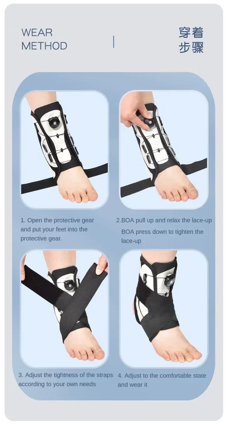 Adjustable Ankle Support Brace – Sports Safety Bandage for Sprain, Ligament Strain & Injury Recovery - Ideal Gift for Loved Ones