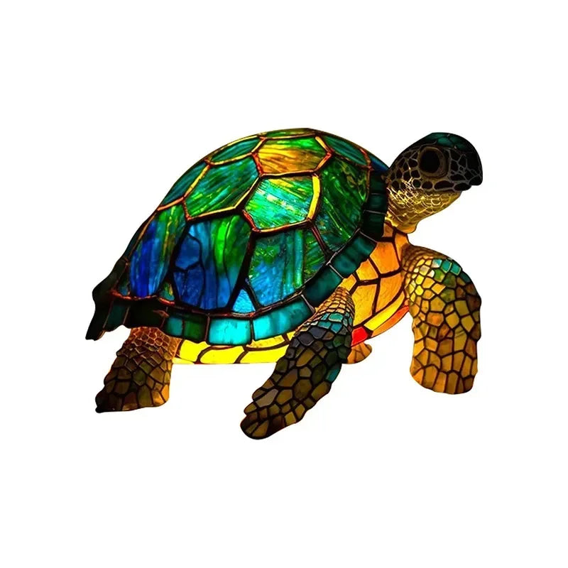 Creative Resin Animal Night Lamp – USB LED Light for Desk or Bedroom Decor, Mermaid, Wolf, Owl, Cat, Dragon Series - Perfect for Housewarming Gift