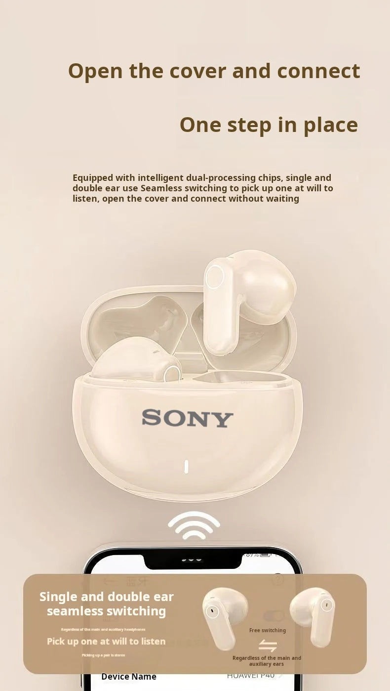 Original Sony M21 HiFi Bluetooth Earphones – Sports Headphones with Mic, Stereo Sound, Wireless Design, Built-in Microphone for Gaming & Music - Perfect Gift for All