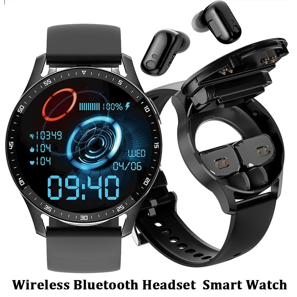 X7 2-in-1 Smartwatch with TWS Earbuds & Fitness Tracker | Bluetooth Call, Heart Rate & Blood Pressure Monito, Fitness Tracker, Wireless Earphone Wristwatch