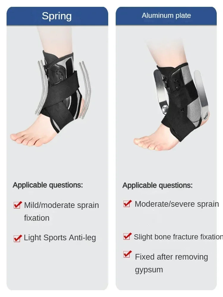 Adjustable Ankle Support Brace – Sports Safety Bandage for Sprain, Ligament Strain & Injury Recovery - Ideal Gift for Loved Ones