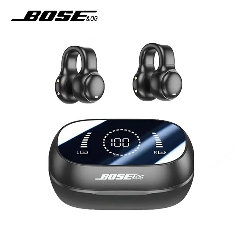 Bose Ultra Open Bluetooth Earbuds , X51 Wireless Bone Conduction Earphone With Mic – HiFi Stereo Bluetooth Sports Headphones for Gaming & Fitness - Elegant Gift for All