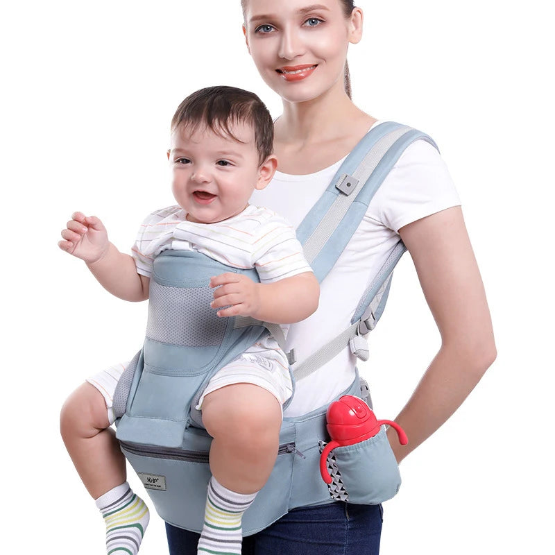 0-48 Months Baby Carrier Backpack - Ergonomic Front facing Infant Baby Hipseat, Kangaroo Baby Wrap Sling for Home, Outdoor Or Travel - Ideal Gift for Kids