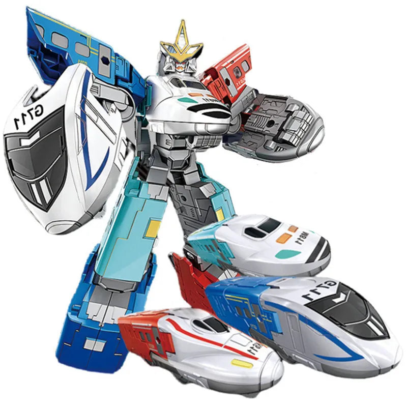 Transformation Anime Action Figure Robot Car Cool Aircraft Tank Model - 7.9" Plastic ABS Toys Ideal Gift for Kids