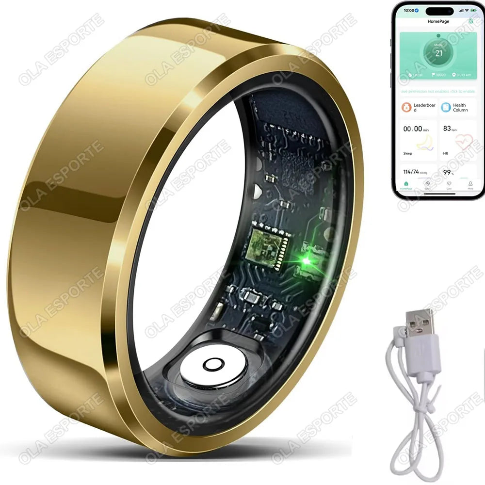 Xiaomi Unisex Fitness Smart Ring – Blood Pressure & Heart Rate Tracker, Multi-Sport Mode, Waterproof Wearable - Perfect Gift