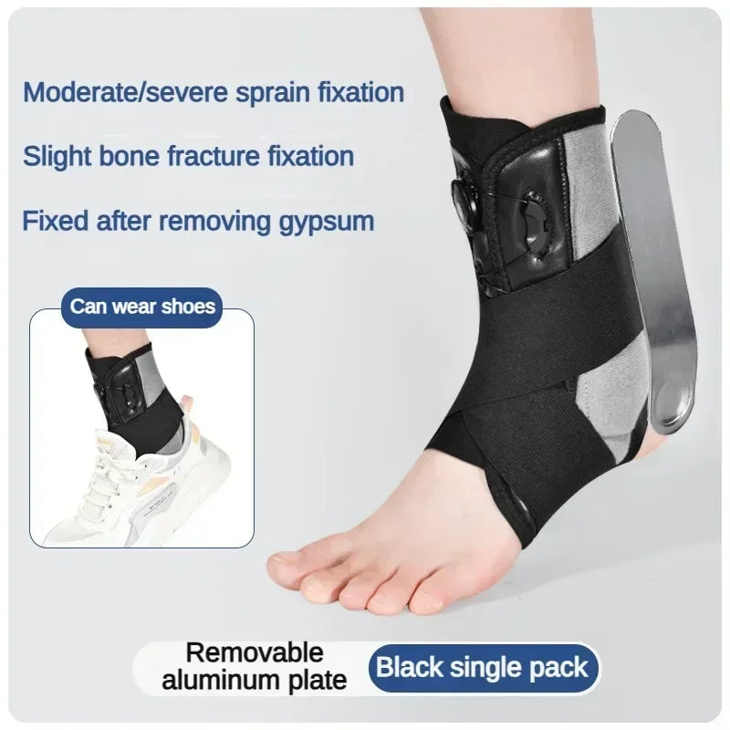 Adjustable Ankle Support Brace – Sports Safety Bandage for Sprain, Ligament Strain & Injury Recovery - Ideal Gift for Loved Ones
