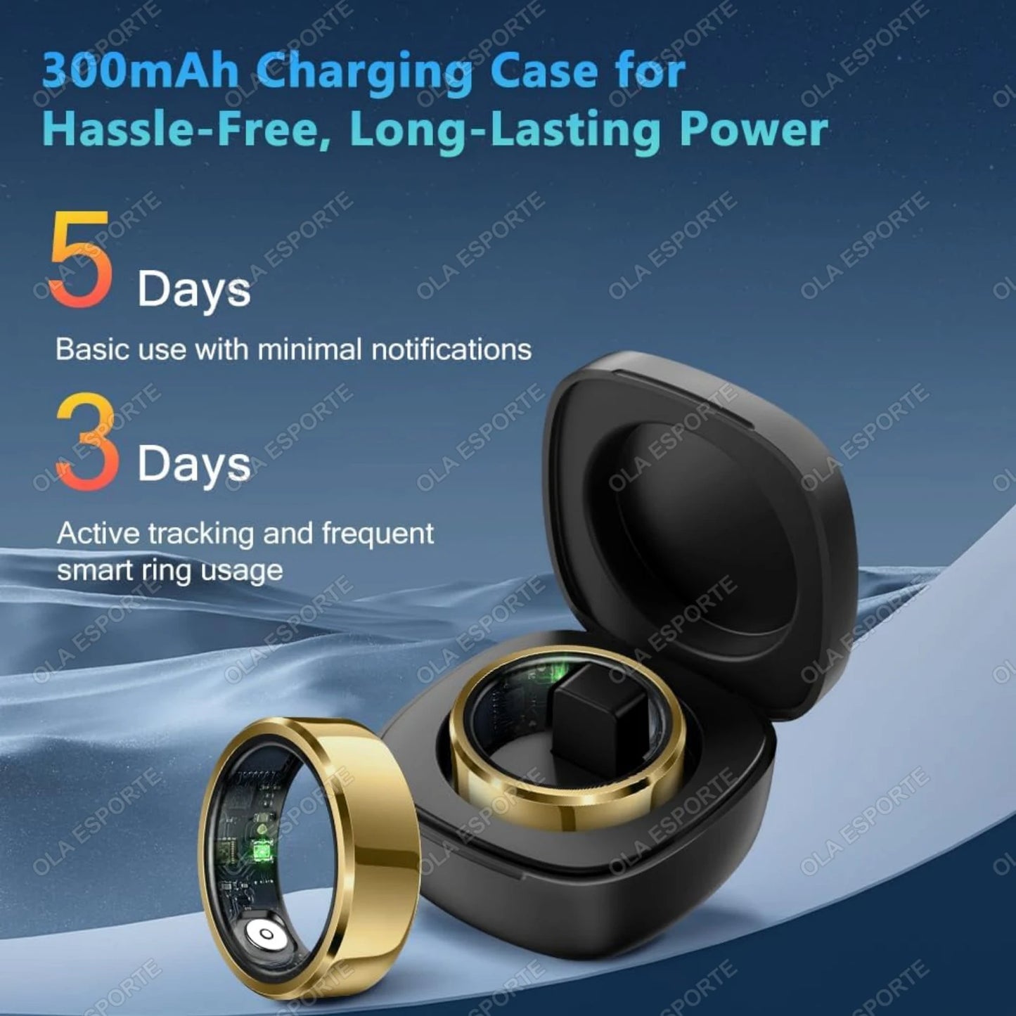 Xiaomi Unisex Fitness Smart Ring – Blood Pressure & Heart Rate Tracker, Multi-Sport Mode, Waterproof Wearable - Perfect Gift