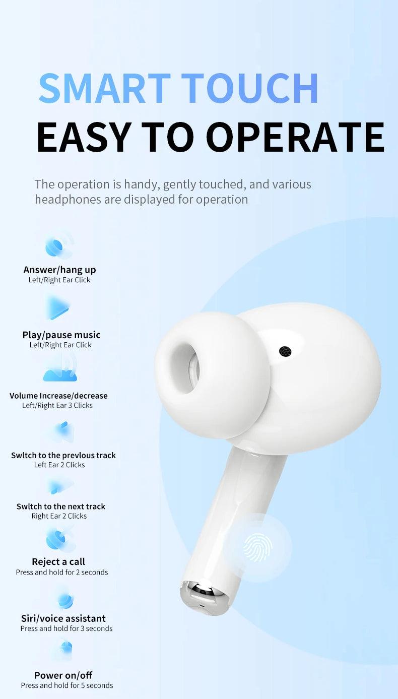 SONY In-Ear Bluetooth Wireless Gaming TWS Earbuds – HiFi Sports Earphones for Android iOS Devices - Elegant Gift For All