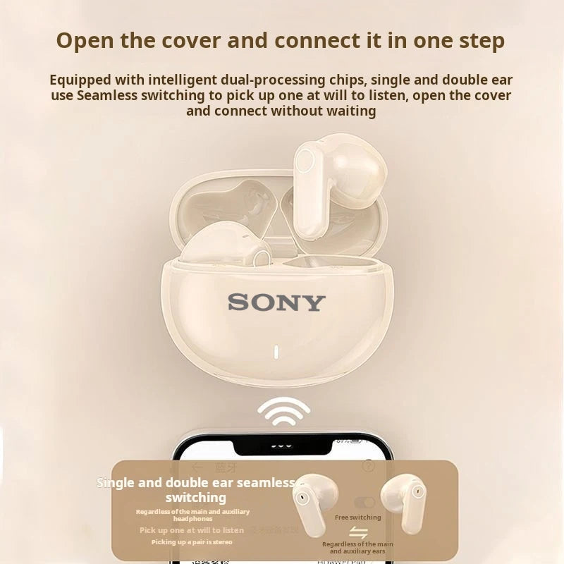 Original Sony M21 HiFi Bluetooth Earphones – Sports Headphones with Mic, Stereo Sound, Wireless Design, Built-in Microphone for Gaming & Music - Perfect Gift for All