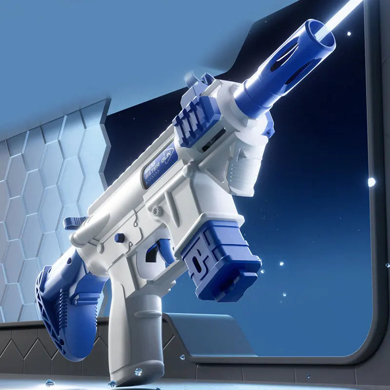 Full Auto M416 Water Gun Toy – Rechargeable Pistol for Beach Battles, Kids & Adult Outdoor Summer Fun - Perfect Gift for Friends & Family