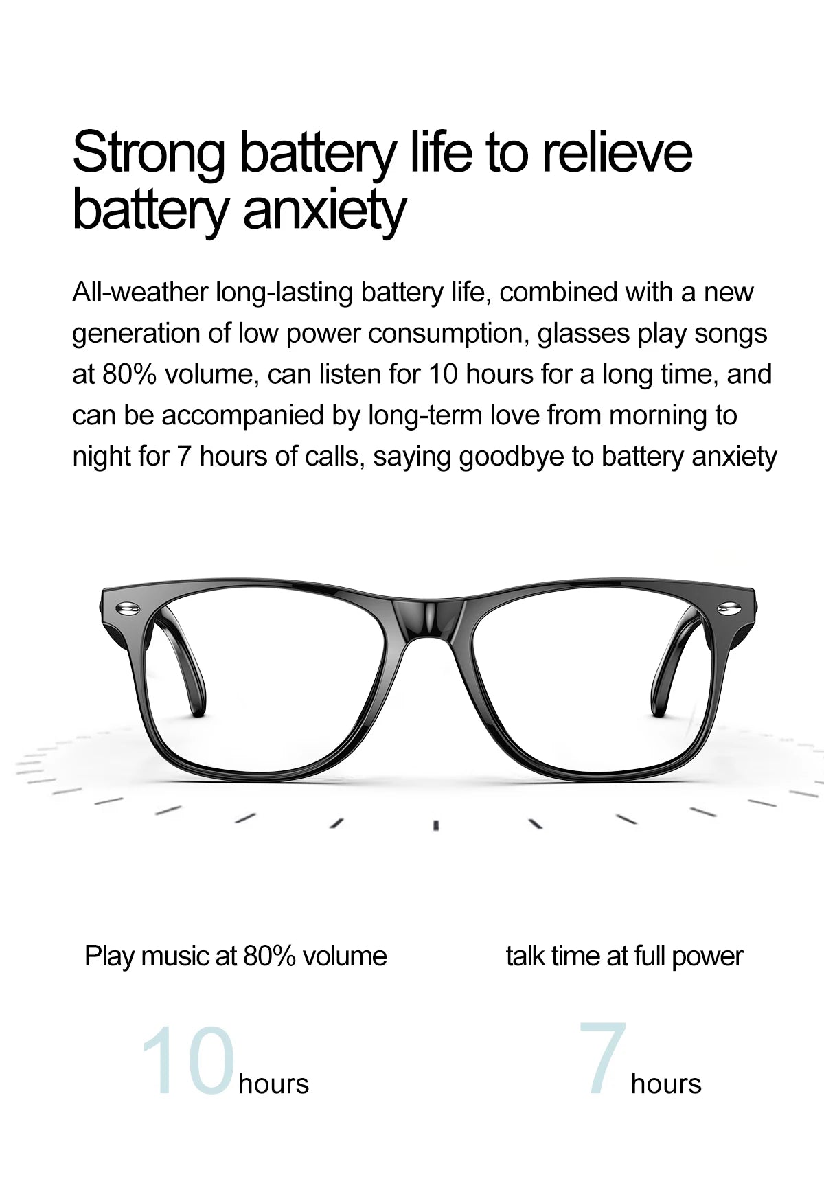 LIGE Intelligent Translation Smart Bluetooth Glasses - Wireless Calling Sunglasses with Mic, Touch Control & Voice Assistant - Perfect Gift for All