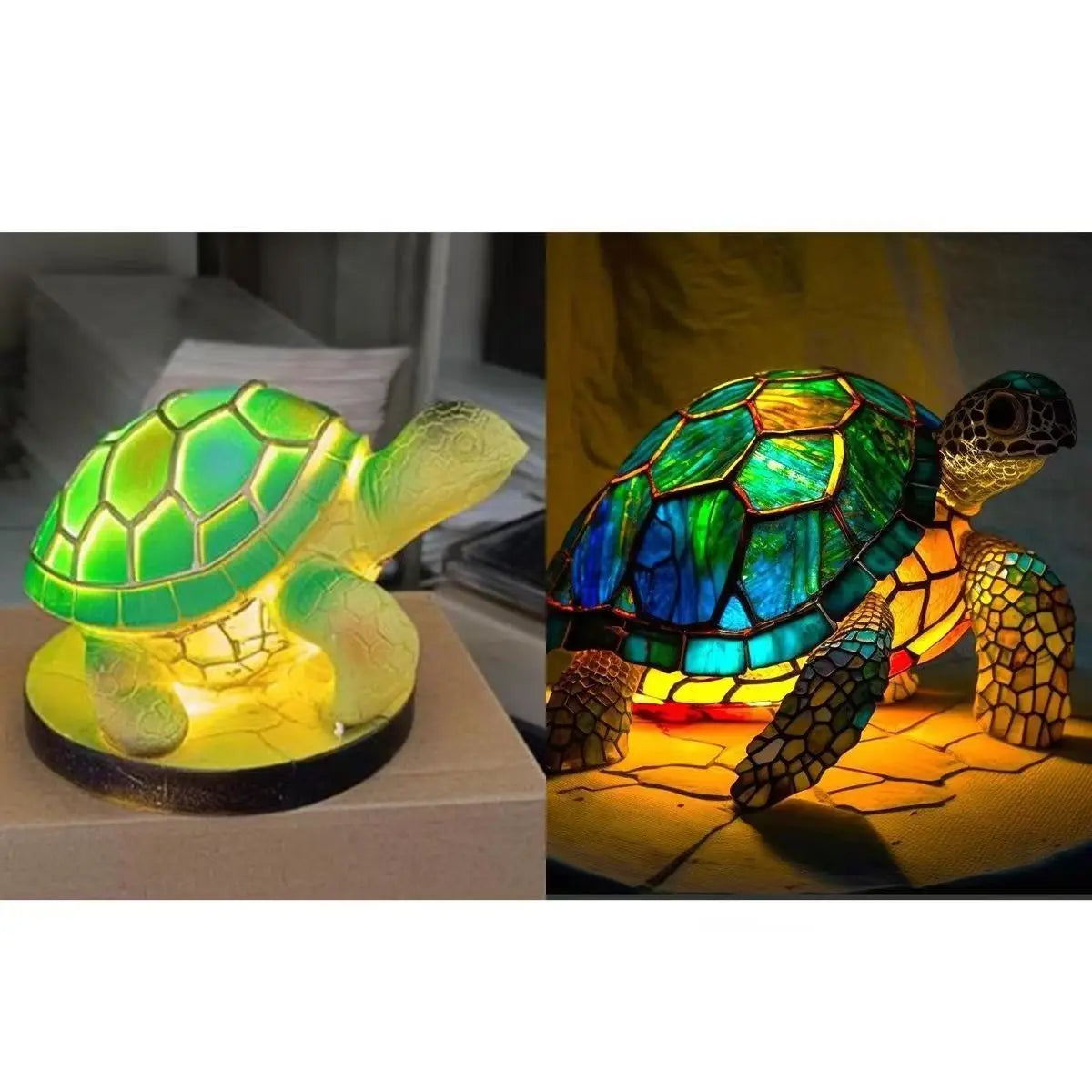 Creative Resin Animal Night Lamp – USB LED Light for Desk or Bedroom Decor, Mermaid, Wolf, Owl, Cat, Dragon Series - Perfect for Housewarming Gift