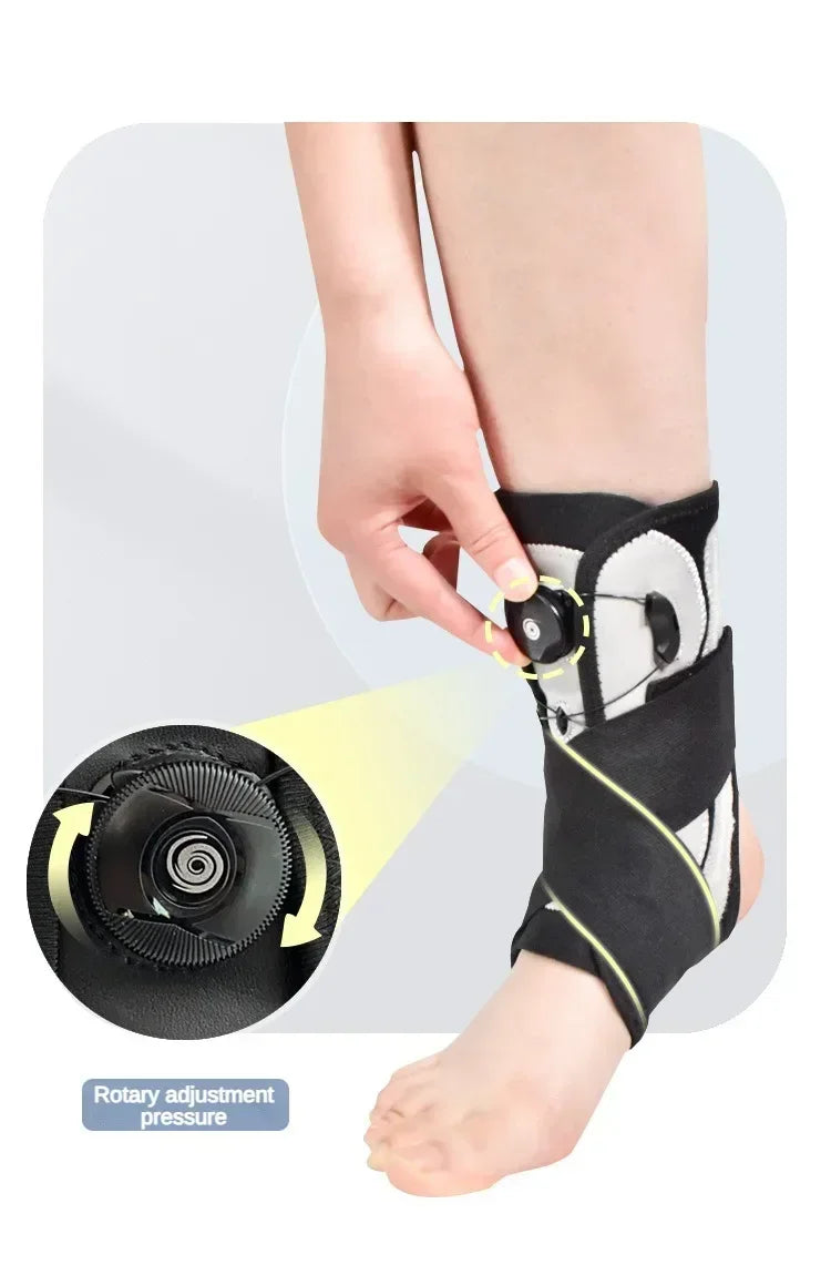 Adjustable Ankle Support Brace – Sports Safety Bandage for Sprain, Ligament Strain & Injury Recovery - Ideal Gift for Loved Ones