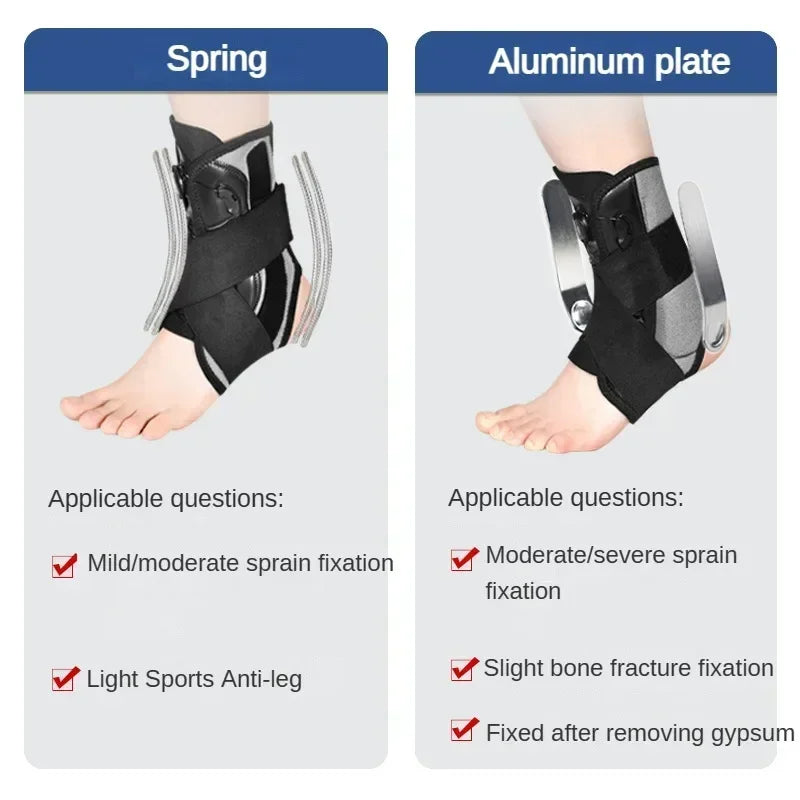 Adjustable Ankle Support Brace – Sports Safety Bandage for Sprain, Ligament Strain & Injury Recovery - Ideal Gift for Loved Ones