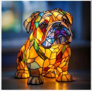 Creative Resin Animal Night Lamp – USB LED Light for Desk or Bedroom Decor, Mermaid, Wolf, Owl, Cat, Dragon Series - Perfect for Housewarming Gift