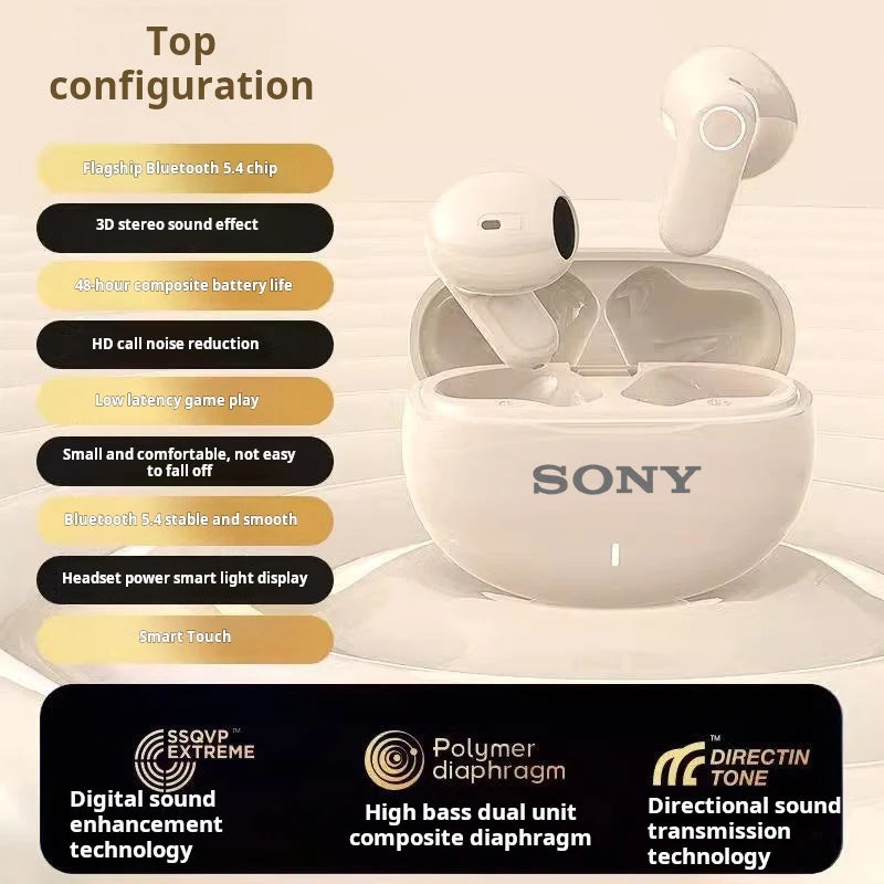 Original Sony M21 HiFi Bluetooth Earphones – Sports Headphones with Mic, Stereo Sound, Wireless Design, Built-in Microphone for Gaming & Music - Perfect Gift for All