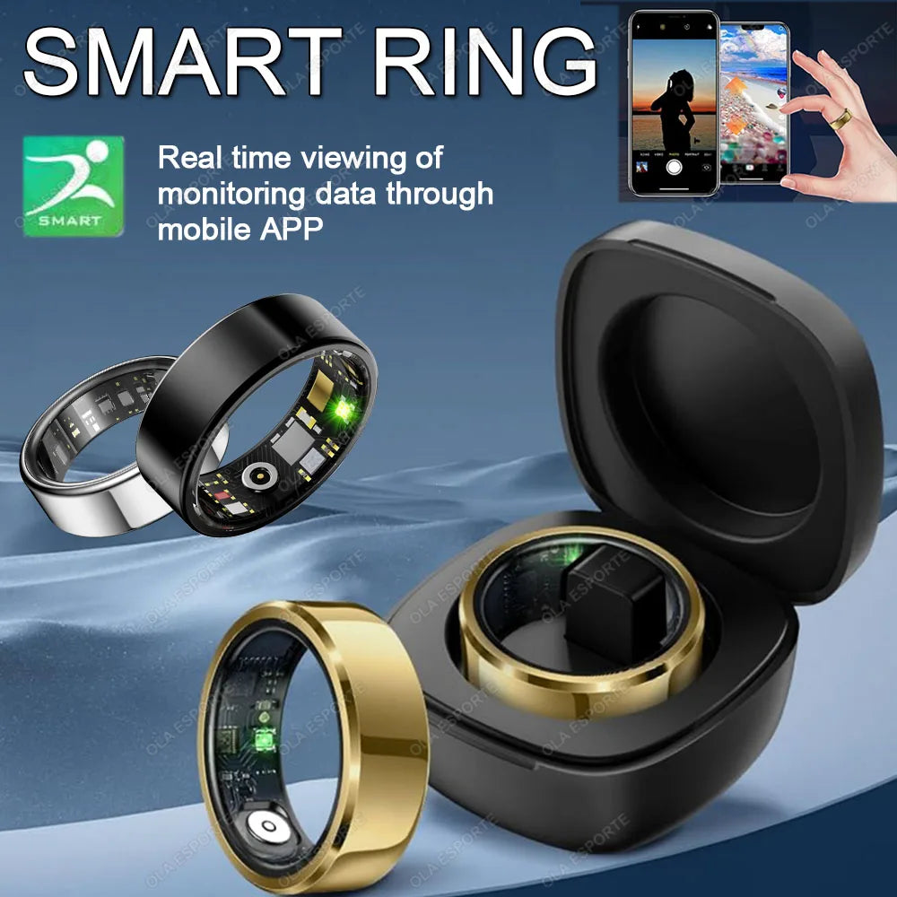 Xiaomi Unisex Fitness Smart Ring – Blood Pressure & Heart Rate Tracker, Multi-Sport Mode, Waterproof Wearable - Perfect Gift