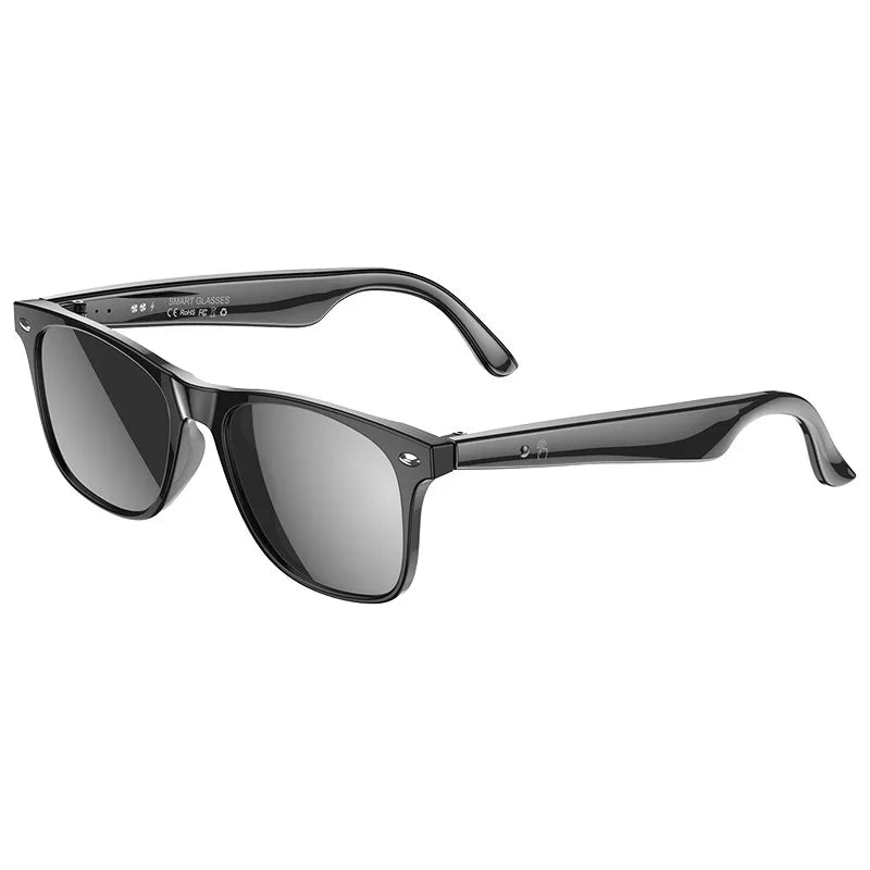 LIGE Intelligent Translation Smart Bluetooth Glasses - Wireless Calling Sunglasses with Mic, Touch Control & Voice Assistant - Perfect Gift for All