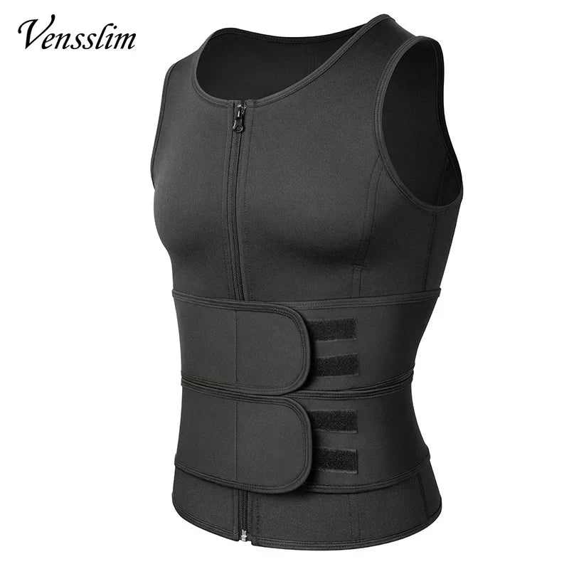 Slimming Sauna Shapewear Vest for Men – Compression Undershirt & Waist Trainer for Fitness & Body Sculpting, Fat Burner Workout Tops - Ideal Gift for Him