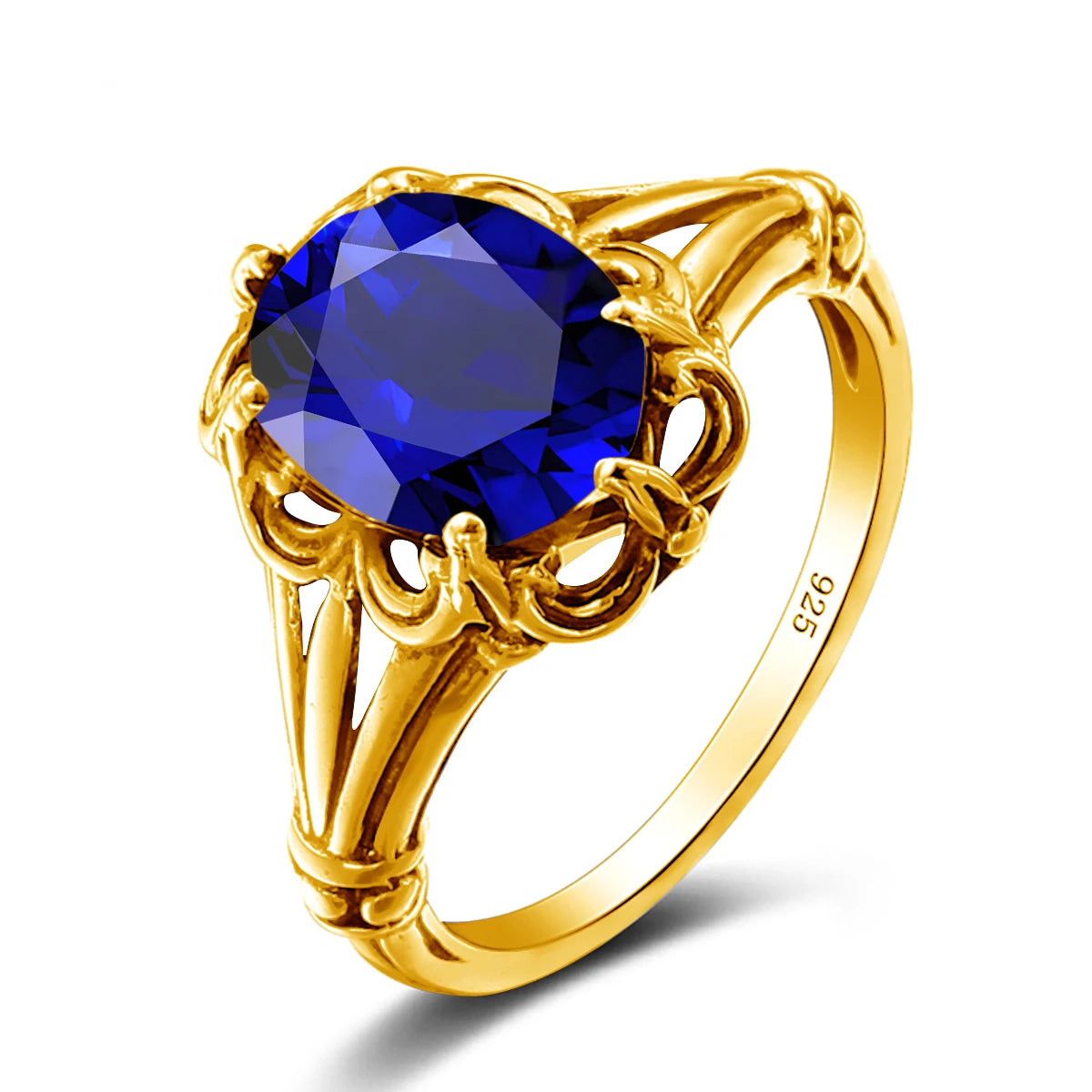 Handmade Mystic Topaz Gemstones Gold Ring – High Quality, 8*10mm Oval Stone Women’s Trending Jewelry For Birthday, Party, Daily Wear - Elegant gift for Her