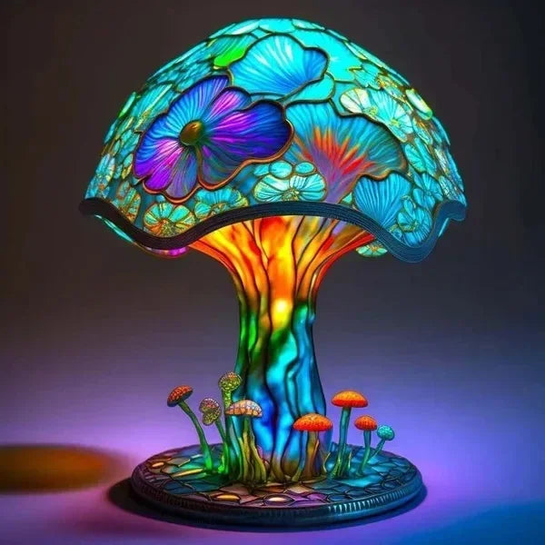 Creative Resin Animal Night Lamp – USB LED Light for Desk or Bedroom Decor, Mermaid, Wolf, Owl, Cat, Dragon Series - Perfect for Housewarming Gift