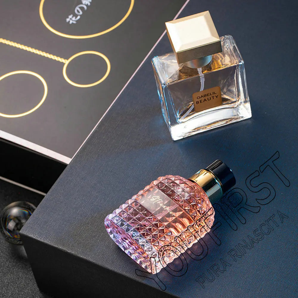 Floral Scent Perfume Gift Box for Women – 4PCS Set Pheromone Parfum Pour Femme 105ml Long-Lasting Spray Colognes