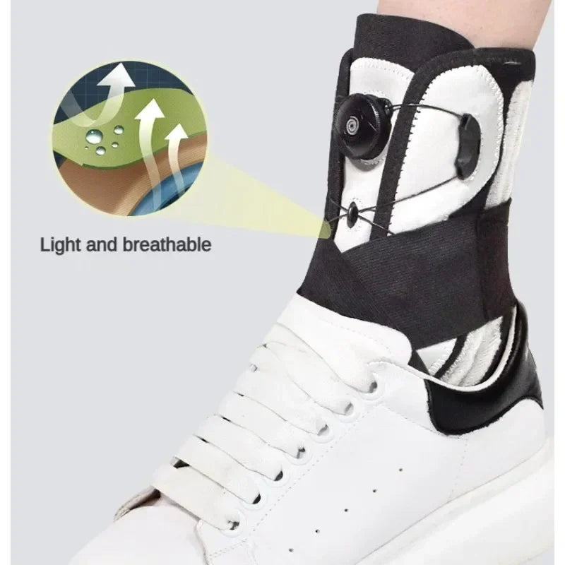 Adjustable Ankle Support Brace – Sports Safety Bandage for Sprain, Ligament Strain & Injury Recovery - Ideal Gift for Loved Ones