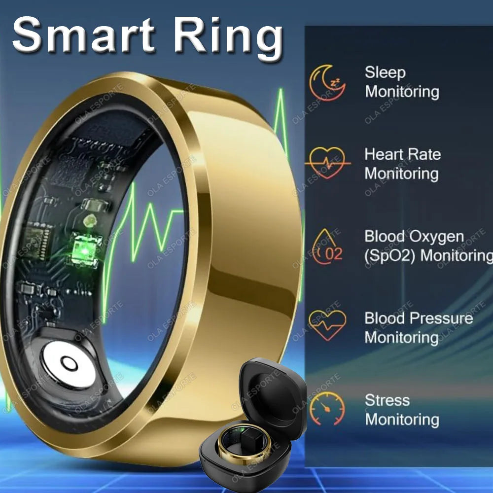 Xiaomi Unisex Fitness Smart Ring – Blood Pressure & Heart Rate Tracker, Multi-Sport Mode, Waterproof Wearable