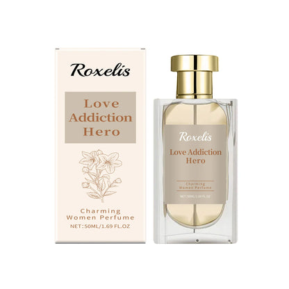 Charming Floral Scent Perfume for Women By Roxelis - Long-Lasting Body Mist, 50ml Natural Fresh Body Spray for Dating, Glamour, Everyday Allure - Perfect Gift For Her