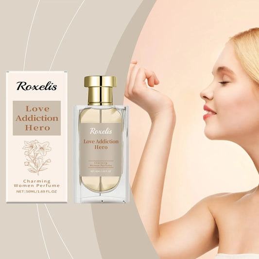 Charming Floral Scent Perfume for Women By Roxelis - Long-Lasting Body Mist, 50ml Natural Fresh Body Spray for Dating, Glamour, Everyday Allure - Perfect Gift For Her
