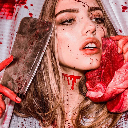 Spooky Halloween Blood Drip Necklace – Fake Vampire Blood Choker for Horror Costume & Party Accessories