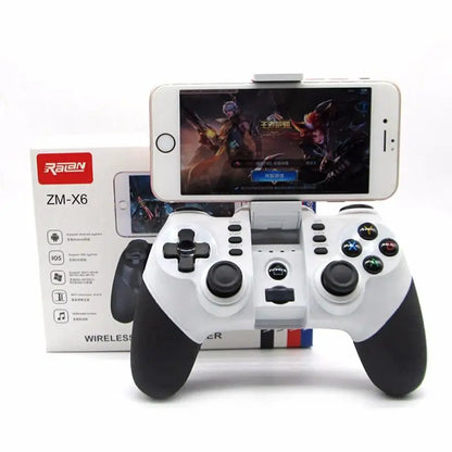 Wireless Bluetooth Controller for Android Gaming - Gamepad Control for smart phones / tablets / smart TVs, Set-top Boxes Game Consoles, Functions As a Gamepad Control Joystick - Perfect Gift for Kids & Indoor Game Enthusiasts