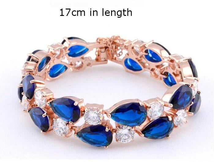 Elegant Multicolor Mona Lisa Inspired Cubic Zirconia Bracelet – Luxury Women’s Wedding Jewelry, Daily Wear Bangles - Perfect Gift for Her