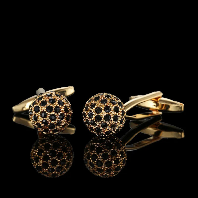 Premium 18K Gold Plated Cufflinks - French Style for Men - Summer Collection