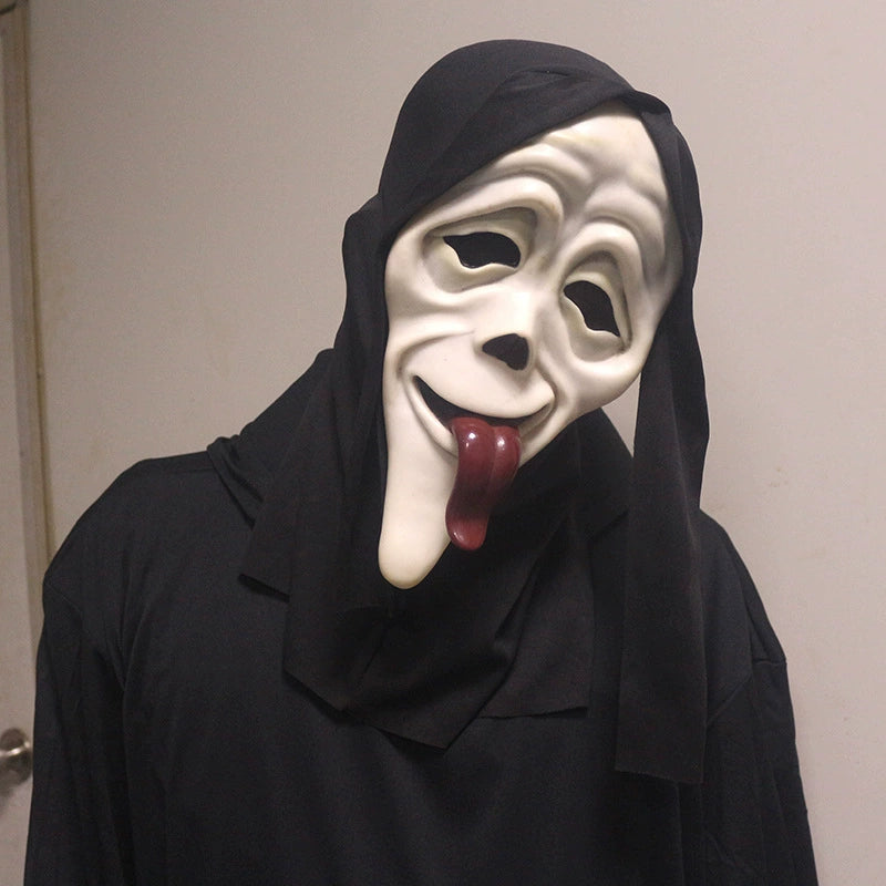 Halloween Horror Mask – Skull Death Scream Ghost Killer Dawn Machine Costume Mask for Spooky Party & Trick or Treat
