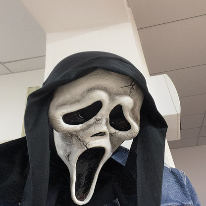 Halloween Horror Mask – Skull Death Scream Ghost Killer Dawn Machine Costume Mask for Spooky Party & Trick or Treat