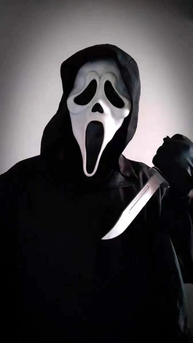 Halloween Horror Mask – Skull Death Scream Ghost Killer Dawn Machine Costume Mask for Spooky Party & Trick or Treat