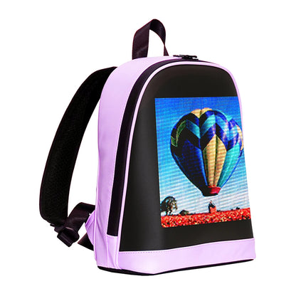 Smart LED Display Backpack with APP Control – Unisex Design Waterproof Motorcycle Pixel Bag for Outdoor & Business Use - Perfect Gift For All