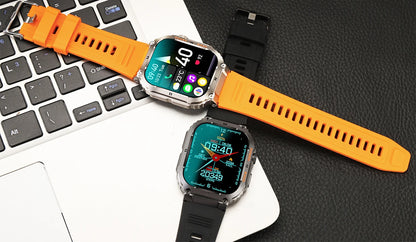 Men's Smartwatch for Android & iPhone By LIGE – Smashproof & Waterproof, 1.96" Display, Bluetooth Call, Fitness Tracker, 400mAh Battery - Perfect Gift for Him