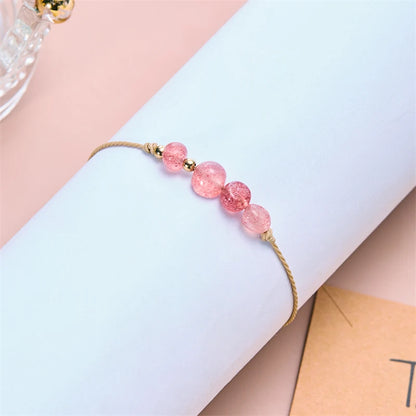 Charm 12 Constellation Natural Stone Beads Bracelet For Women Couple Hand Woven Rope Friendship Birthday Zodiac Jewelry Gifts