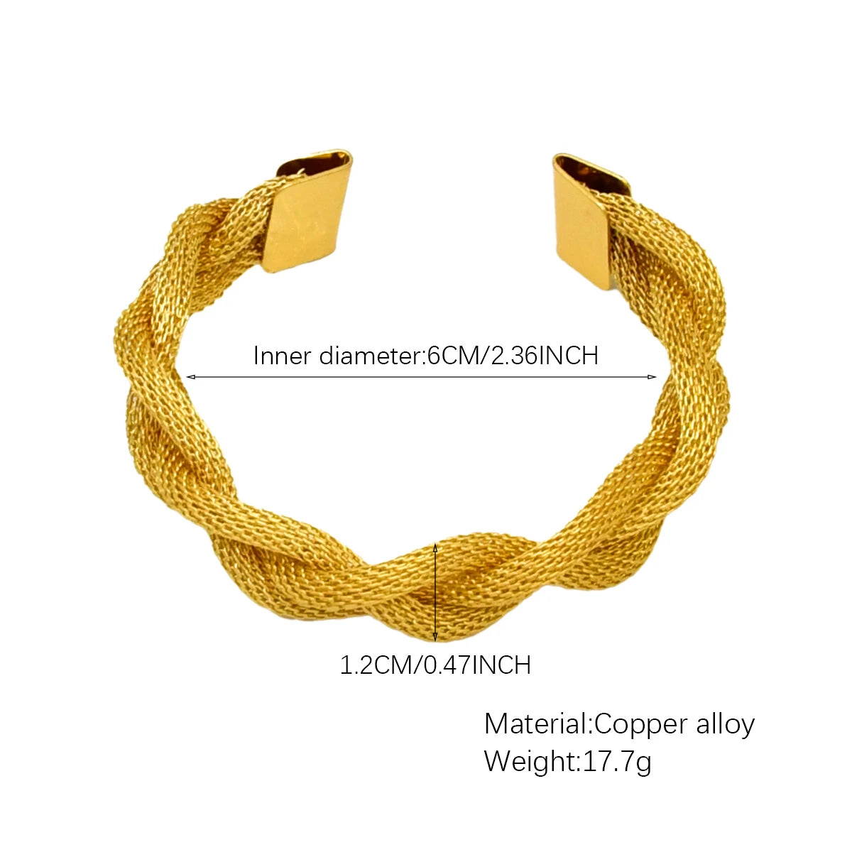24K Gold Color Cuff Bangles  for Women – Dubai-Inspired Wedding Charm Jewelry, Arabic Party Twist Bracelet By ANIID  - Ideal Gift for Her