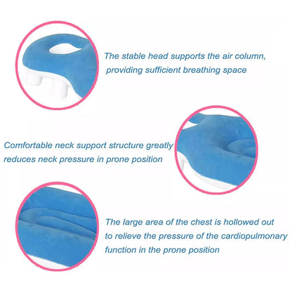 Post-Eye Surgery Recovery Pillow – Inflatable Face Down Sleeping Support for Retina & Prone Positioning, Vitrectomy Recovery